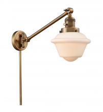 Innovations Lighting 237-BB-G531 - Oxford - 1 Light - 8 inch - Brushed Brass - Swing Arm