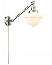 Innovations Lighting 237-SN-G531 - Oxford - 1 Light - 8 inch - Brushed Satin Nickel - Swing Arm