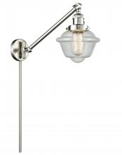 Innovations Lighting 237-SN-G534 - Oxford - 1 Light - 8 inch - Brushed Satin Nickel - Swing Arm