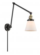 Innovations Lighting 238-BAB-G61 - Cone - 1 Light - 8 inch - Black Antique Brass - Swing Arm