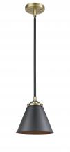 Innovations Lighting 284-1S-BAB-M13-BK - Appalachian - 1 Light - 8 inch - Black Antique Brass - Cord hung - Mini Pendant