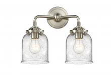 Innovations Lighting 284-2W-SN-G54-LED - Bell - 2 Light - 13 inch - Brushed Satin Nickel - Bath Vanity Light