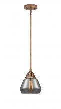 Innovations Lighting 288-1S-AC-G173 - Fulton - 1 Light - 7 inch - Antique Copper - Cord hung - Mini Pendant