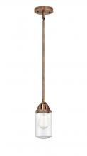 Innovations Lighting 288-1S-AC-G314 - Dover - 1 Light - 5 inch - Antique Copper - Cord hung - Mini Pendant