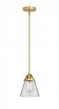 Innovations Lighting 288-1S-SG-G62 - Cone - 1 Light - 6 inch - Satin Gold - Cord hung - Mini Pendant