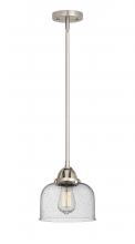 Innovations Lighting 288-1S-SN-G74 - Bell - 1 Light - 8 inch - Brushed Satin Nickel - Cord hung - Mini Pendant