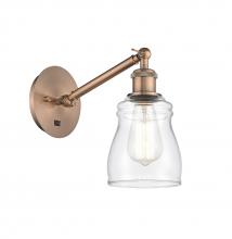 Innovations Lighting 317-1W-AC-G392 - Ellery - 1 Light - 5 inch - Antique Copper - Sconce