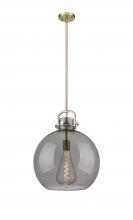 Innovations Lighting 410-1SL-BB-G410-16SM - Newton Sphere - 1 Light - 16 inch - Brushed Brass - Pendant