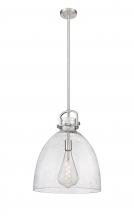 Innovations Lighting 410-1SL-SN-G412-16SDY - Newton Bell - 1 Light - 16 inch - Satin Nickel - Multi Pendant