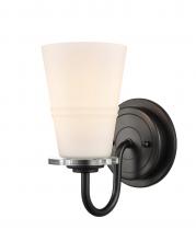 Innovations Lighting 421-1W-BK-G4211-LED - Scarlett - 1 Light - 5 inch - Matte Black - Bath Vanity Light