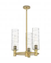 Innovations Lighting 434-3CR-BB-G434-12DE - Crown Point - 3 Light - 18 inch - Brushed Brass - Pendant