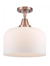 Innovations Lighting 447-1C-AC-G71-L - Bell - 1 Light - 12 inch - Antique Copper - Flush Mount