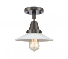 Innovations Lighting 447-1C-OB-G1-LED - Halophane - 1 Light - 9 inch - Oil Rubbed Bronze - Flush Mount