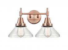 Innovations Lighting 447-2W-AC-G4474 - Caden - 2 Light - 17 inch - Antique Copper - Bath Vanity Light