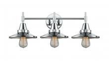 Innovations Lighting 447-3W-PC-M7-PC-LED - Railroad - 3 Light - 26 inch - Polished Chrome - Bath Vanity Light