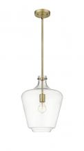 Innovations Lighting 493-1S-BB-G502-12 - Norwalk - 1 Light - 12 inch - Brushed Brass - Cord hung - Mini Pendant