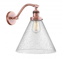 Innovations Lighting 515-1W-AC-G44-L - Cone - 1 Light - 12 inch - Antique Copper - Sconce