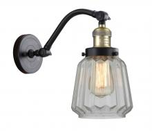 Innovations Lighting 515-1W-BAB-G142 - Chatham - 1 Light - 7 inch - Black Antique Brass - Sconce
