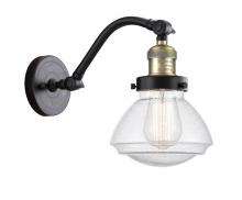 Innovations Lighting 515-1W-BAB-G324 - Olean - 1 Light - 7 inch - Black Antique Brass - Sconce