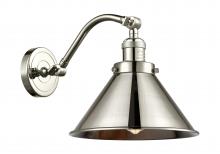 Innovations Lighting 515-1W-PN-M10-PN - Briarcliff - 1 Light - 10 inch - Polished Nickel - Sconce