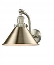 Innovations Lighting 515-1W-SN-M10-SN - Briarcliff - 1 Light - 10 inch - Brushed Satin Nickel - Sconce