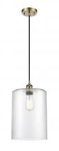 Innovations Lighting 516-1P-AB-G112-L - Cobbleskill - 1 Light - 9 inch - Antique Brass - Cord hung - Mini Pendant