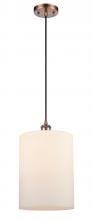 Innovations Lighting 516-1P-AC-G111-L-LED - Cobbleskill - 1 Light - 9 inch - Antique Copper - Cord hung - Mini Pendant