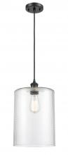 Innovations Lighting 516-1P-BK-G112-L - Cobbleskill - 1 Light - 9 inch - Matte Black - Cord hung - Mini Pendant