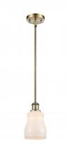 Innovations Lighting 516-1S-AB-G391 - Ellery - 1 Light - 5 inch - Antique Brass - Mini Pendant