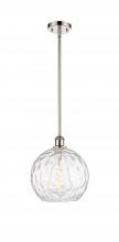 Innovations Lighting 516-1S-PN-G1215-10 - Athens Water Glass - 1 Light - 10 inch - Polished Nickel - Mini Pendant
