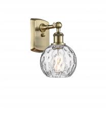 Innovations Lighting 516-1W-AB-G1215-6-LED - Athens Water Glass - 1 Light - 6 inch - Antique Brass - Sconce