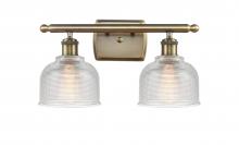 Innovations Lighting 516-2W-AB-G412 - Dayton - 2 Light - 16 inch - Antique Brass - Bath Vanity Light
