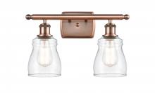 Innovations Lighting 516-2W-AC-G392 - Ellery - 2 Light - 15 inch - Antique Copper - Bath Vanity Light