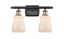 Innovations Lighting 516-2W-BAB-G391 - Ellery - 2 Light - 15 inch - Black Antique Brass - Bath Vanity Light