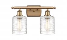 Innovations Lighting 516-2W-BB-G1113-LED - Cobbleskill - 2 Light - 15 inch - Brushed Brass - Bath Vanity Light