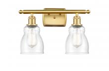 Innovations Lighting 516-2W-SG-G394 - Ellery - 2 Light - 15 inch - Satin Gold - Bath Vanity Light