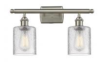 Innovations Lighting 516-2W-SN-G112 - Cobbleskill - 2 Light - 15 inch - Brushed Satin Nickel - Bath Vanity Light