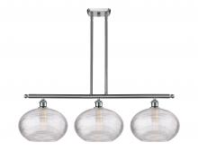 Innovations Lighting 516-3I-SN-G555-12CL - Ithaca - 3 Light - 39 inch - Brushed Satin Nickel - Cord hung - Island Light