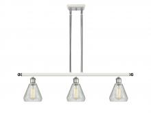 Innovations Lighting 516-3I-WPC-G275-LED - Conesus - 3 Light - 36 inch - White Polished Chrome - Cord hung - Island Light