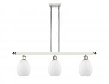 Innovations Lighting 516-3I-WPC-G81-LED - Eaton - 3 Light - 36 inch - White Polished Chrome - Cord hung - Island Light