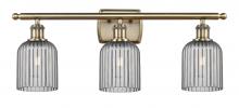 Innovations Lighting 516-3W-AB-G559-5SM - Bridal Veil - 3 Light - 25 inch - Antique Brass - Bath Vanity Light