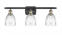 Innovations Lighting 516-3W-BAB-G442 - Brookfield - 3 Light - 26 inch - Black Antique Brass - Bath Vanity Light