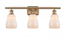 Innovations Lighting 516-3W-BB-G391 - Ellery - 3 Light - 25 inch - Brushed Brass - Bath Vanity Light