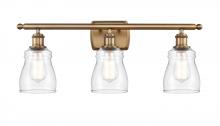 Innovations Lighting 516-3W-BB-G392 - Ellery - 3 Light - 25 inch - Brushed Brass - Bath Vanity Light