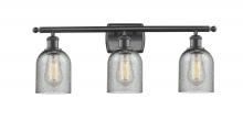 Innovations Lighting 516-3W-BK-G257 - Caledonia - 3 Light - 25 inch - Matte Black - Bath Vanity Light