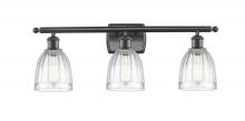 Innovations Lighting 516-3W-BK-G442 - Brookfield - 3 Light - 26 inch - Matte Black - Bath Vanity Light