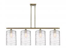 Innovations Lighting 516-4I-AB-G1113-L - Cobbleskill - 4 Light - 48 inch - Antique Brass - Cord hung - Island Light