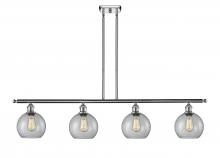 Innovations Lighting 516-4I-PC-G122-12 - Athens - 4 Light - 50 inch - Polished Chrome - Stem Hung - Island Light