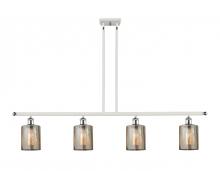 Innovations Lighting 516-4I-WPC-G116-LED - Cobbleskill - 4 Light - 48 inch - White Polished Chrome - Cord hung - Island Light