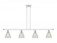 Innovations Lighting 516-4I-WPC-G275-LED - Conesus - 4 Light - 48 inch - White Polished Chrome - Cord hung - Island Light